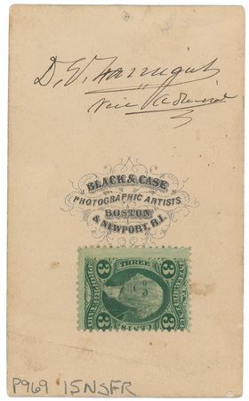 Lot #409 David G. Farragut Signed Photograph - Image 2