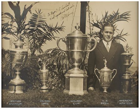 Lot #877 Bobby Jones Signed Oversized Photograph - Image 2