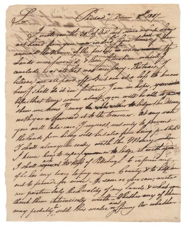 Lot #423 John Nixon Autograph Letter Signed - Image 1