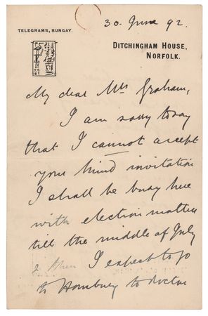 Lot #579 H. Rider Haggard: 