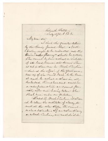 Lot #561 William Cullen Bryant Autograph Letter Signed - Image 1