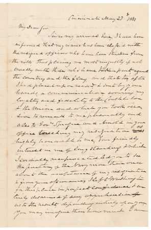 Lot #234 Salmon P. Chase Autograph Letter Signed - Image 2