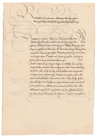 Lot #351 Rudolf II, Holy Roman Emperor Letter Signed - Image 1