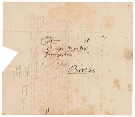 Lot #618 Carl Maria von Weber Autograph Letter Signed - Image 2
