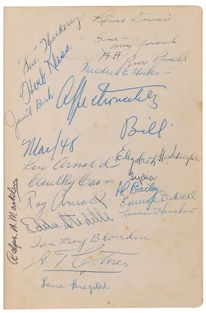 Lot #160 Bill Wilson Signed Book - Image 2