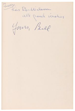 Lot #161 Bill and Lois Wilson Signed Book - Image 2