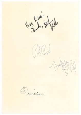 Lot #718 R.E.M. Signed Promotional Folder - Image 1