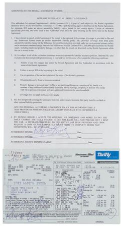 Lot #680 B. B. King (2) Documents Signed - Image 1