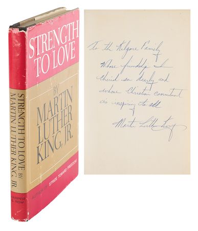 Lot #155 Martin Luther King, Jr: Dr. King's collected sermons, presented to a family 
