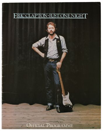 Lot #693 Eric Clapton Signed Program - Image 1