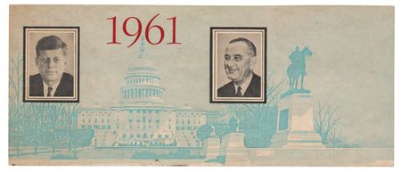 Lot #120 John F. Kennedy Inaugural Program and Ticket - Image 2