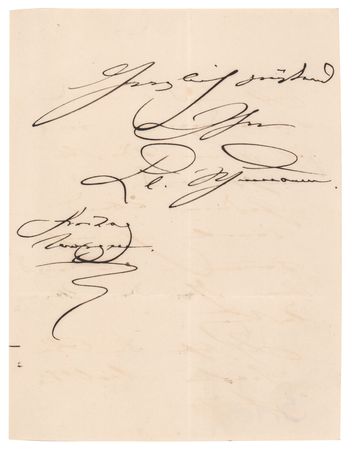 Lot #664 Clara Schumann Autograph Letter Signed - Image 3