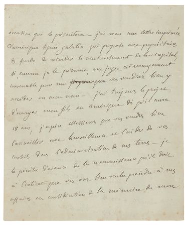 Lot #549 Madame de Stael Autograph Letter Signed - Image 2