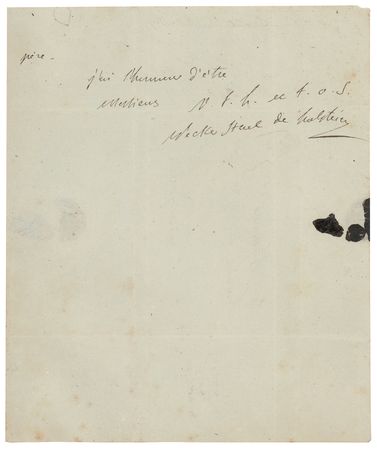 Lot #549 Madame de Stael Autograph Letter Signed - Image 3