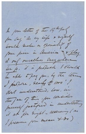 Lot #648 William S. Gilbert Autograph Letter Signed - Image 2