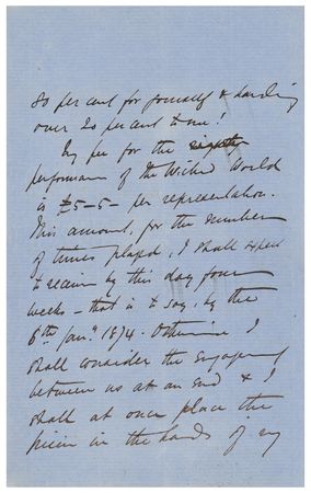 Lot #648 William S. Gilbert Autograph Letter Signed - Image 3