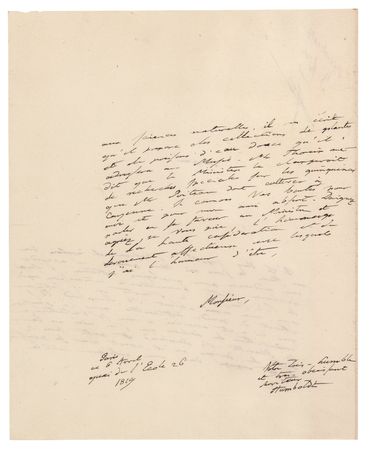 Lot #169 Alexander von Humboldt Autograph Letter Signed - Image 2