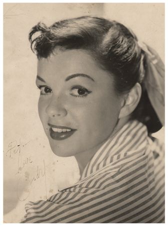 Lot #830 Judy Garland Signed Photograph - Image 1