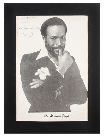 Lot #701 Marvin Gaye Signed Poster - Image 2