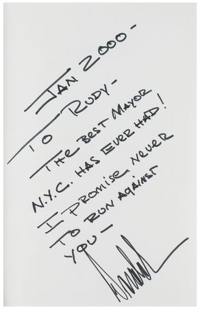 Lot #82 Donald Trump: 