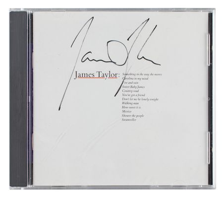 Lot #725 James Taylor Signed CD - Image 1