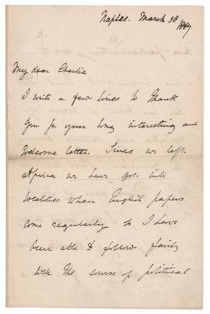 Lot #237 Randolph Churchill Autograph Letter Signed - Image 1