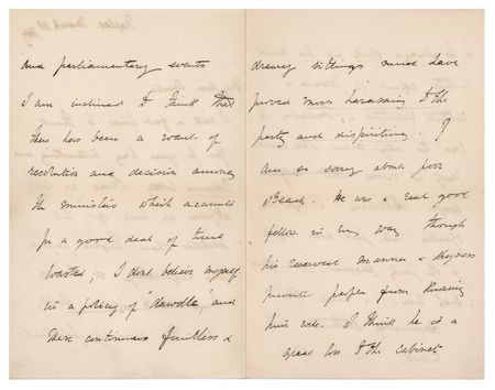 Lot #237 Randolph Churchill Autograph Letter Signed - Image 2