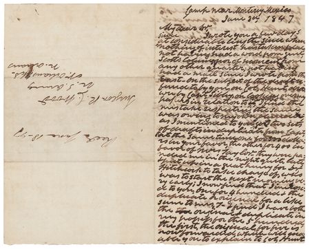 Lot #25 Zachary Taylor Autograph Letter Signed - Image 1