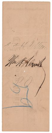 Lot #41 Chester A. Arthur and Nell Arthur Signed Check - Image 2