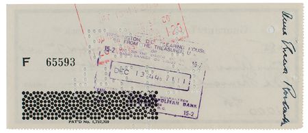 Lot #57 Franklin D. Roosevelt Archive of (34) Checks Signed as President - Image 3