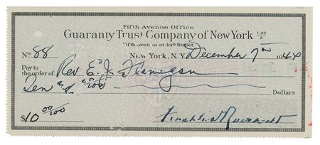 Lot #57 Franklin D. Roosevelt Archive of (34) Checks Signed as President - Image 4
