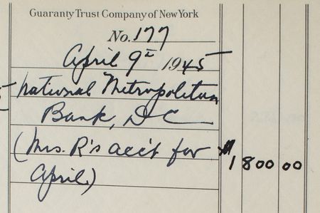 Lot #57 Franklin D. Roosevelt Archive of (34) Checks Signed as President - Image 8
