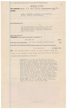 Lot #68 John, Robert, and Joseph Kennedy (3) Documents Signed - Image 3