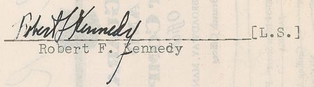 Lot #68 John, Robert, and Joseph Kennedy (3) Documents Signed - Image 4