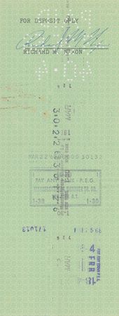 Lot #70 Richard Nixon (5) Documents Signed - Image 3