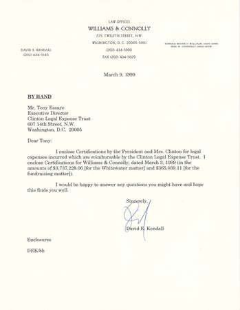 Lot #80 Bill and Hillary Clinton Document Signed as President and First Lady - Image 5