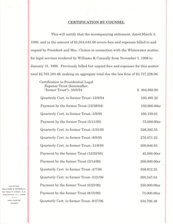 Lot #80 Bill and Hillary Clinton Document Signed as President and First Lady - Image 3