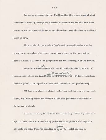 Lot #73 Gerald Ford 1975 Conference Board Speech Lot  - Image 5