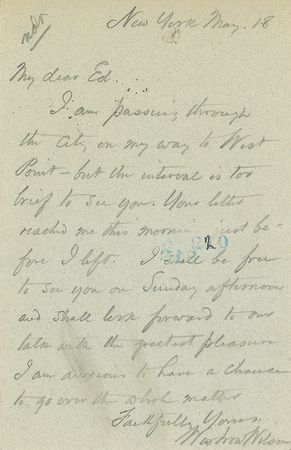 Lot #53 Woodrow Wilson (2) Autograph and Typed Letters Signed as President - Image 1