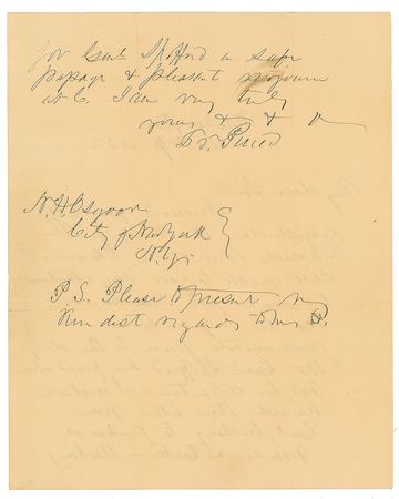 Lot #28 Franklin Pierce Autograph Letter Signed as President - Image 2
