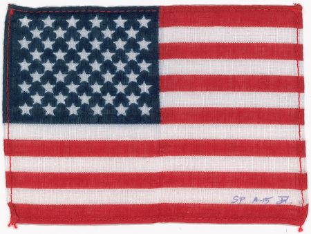 Lot #3378 Dave Scott's Apollo 15 Flown Flag - Image 1