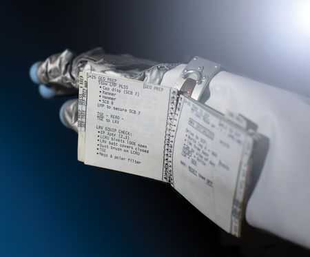 Lot #3433 Gene Cernan's Apollo 17 Flown Lunar Surface-Used EVA-3 Cuff Checklist - Image 11