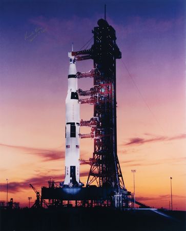 Lot #3157 Frank Borman Signed Photograph - Image 1