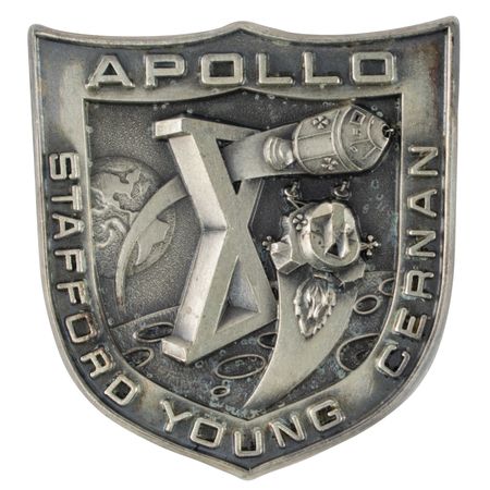 Lot #3180 Tom Stafford's Apollo 10 Flown Robbins Medallion - Image 1