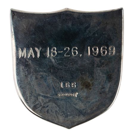 Lot #3180 Tom Stafford's Apollo 10 Flown Robbins Medallion - Image 2