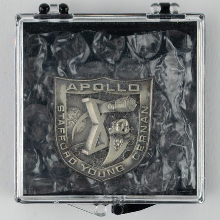 Lot #3180 Tom Stafford's Apollo 10 Flown Robbins Medallion - Image 3