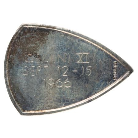 Lot #3067 Charles Conrad's Gemini 11 Flown Fliteline Medallion - Image 2