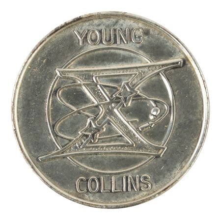 Lot #3081 John Young's Gemini 10 Flown Fliteline Medallion - Image 1