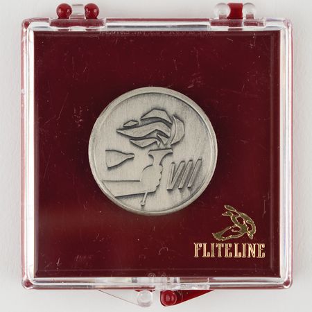 Lot #3076 James Lovell's Gemini 7 Flown Fliteline Medallion - Image 3