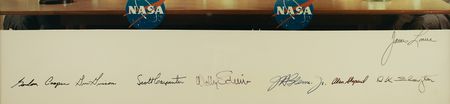 Lot #3068 Walt Cunningham's NASA Astronaut Groups 1 and 2 Signed Photograph - Image 3